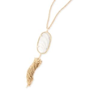 Kendra Scott Rayne Necklace in White Pearl